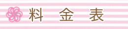 料金表
